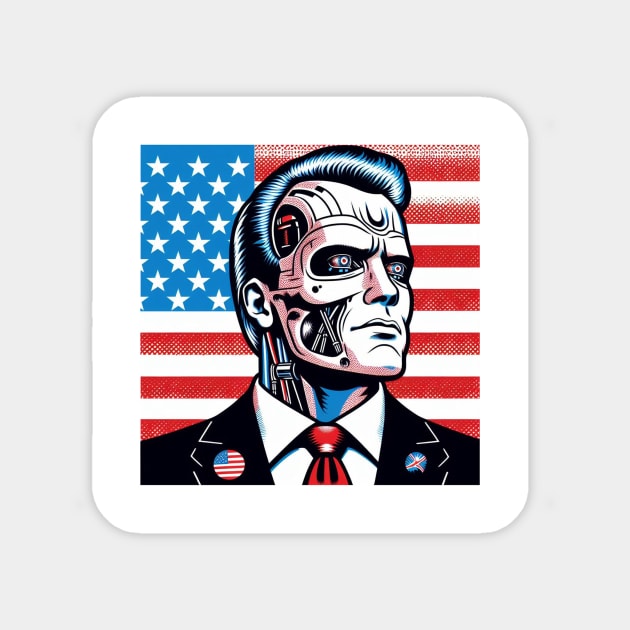 Vote T-800! Sticker by JustinsCuriosities